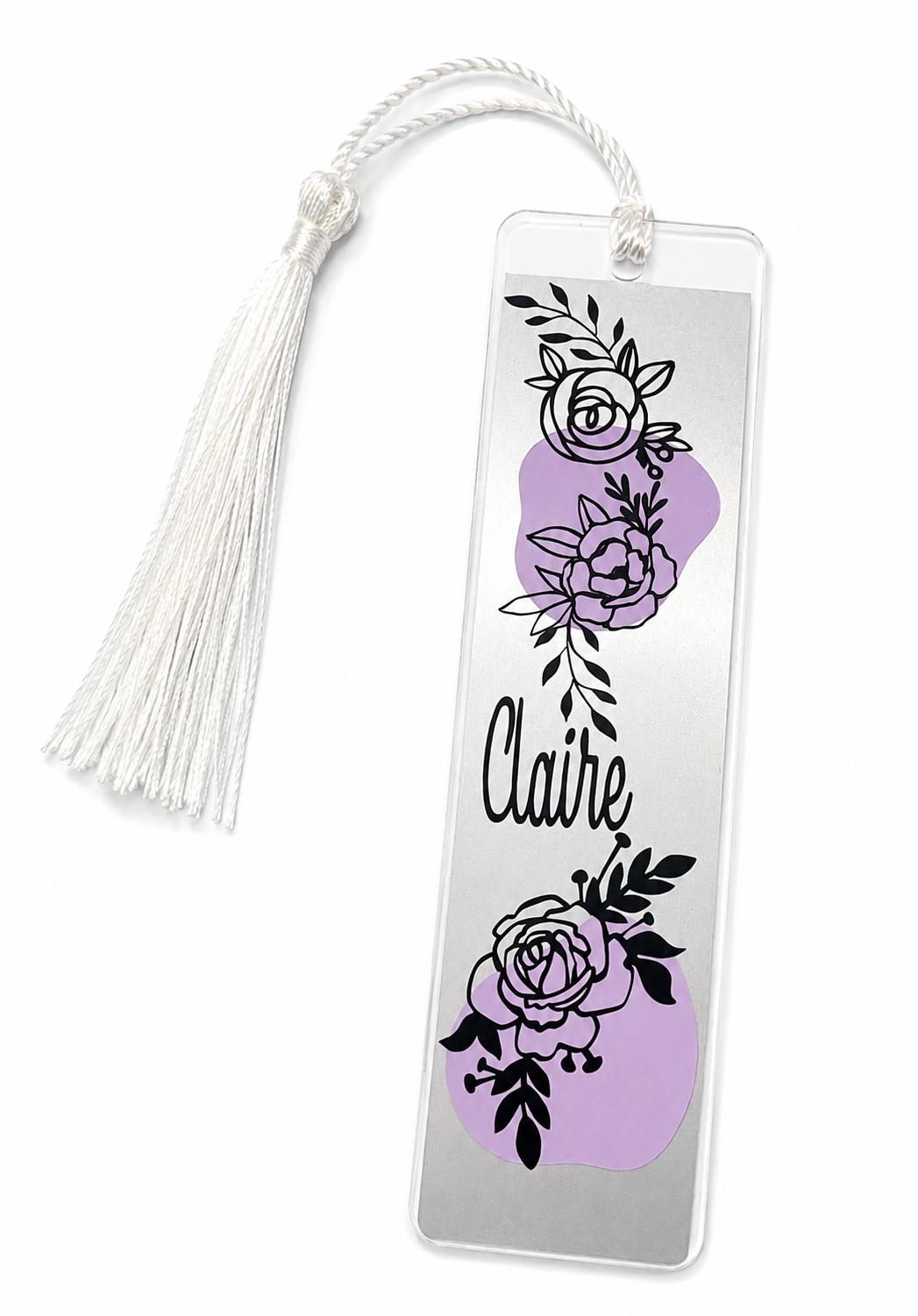 Personalised Acrylic Bookmark – Custom Name & Design
