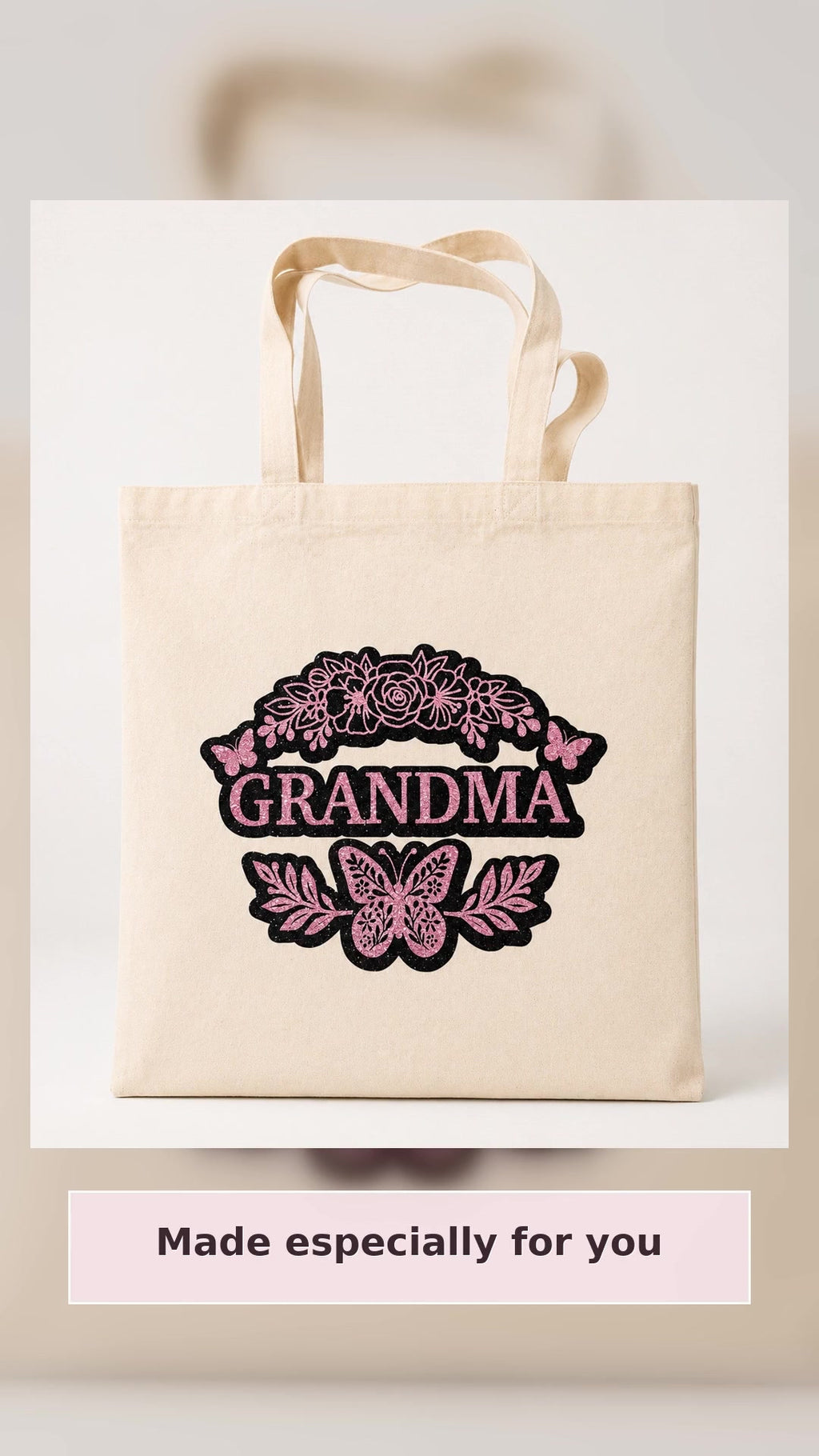 Personalised Tote Bag- Custom Name &Design