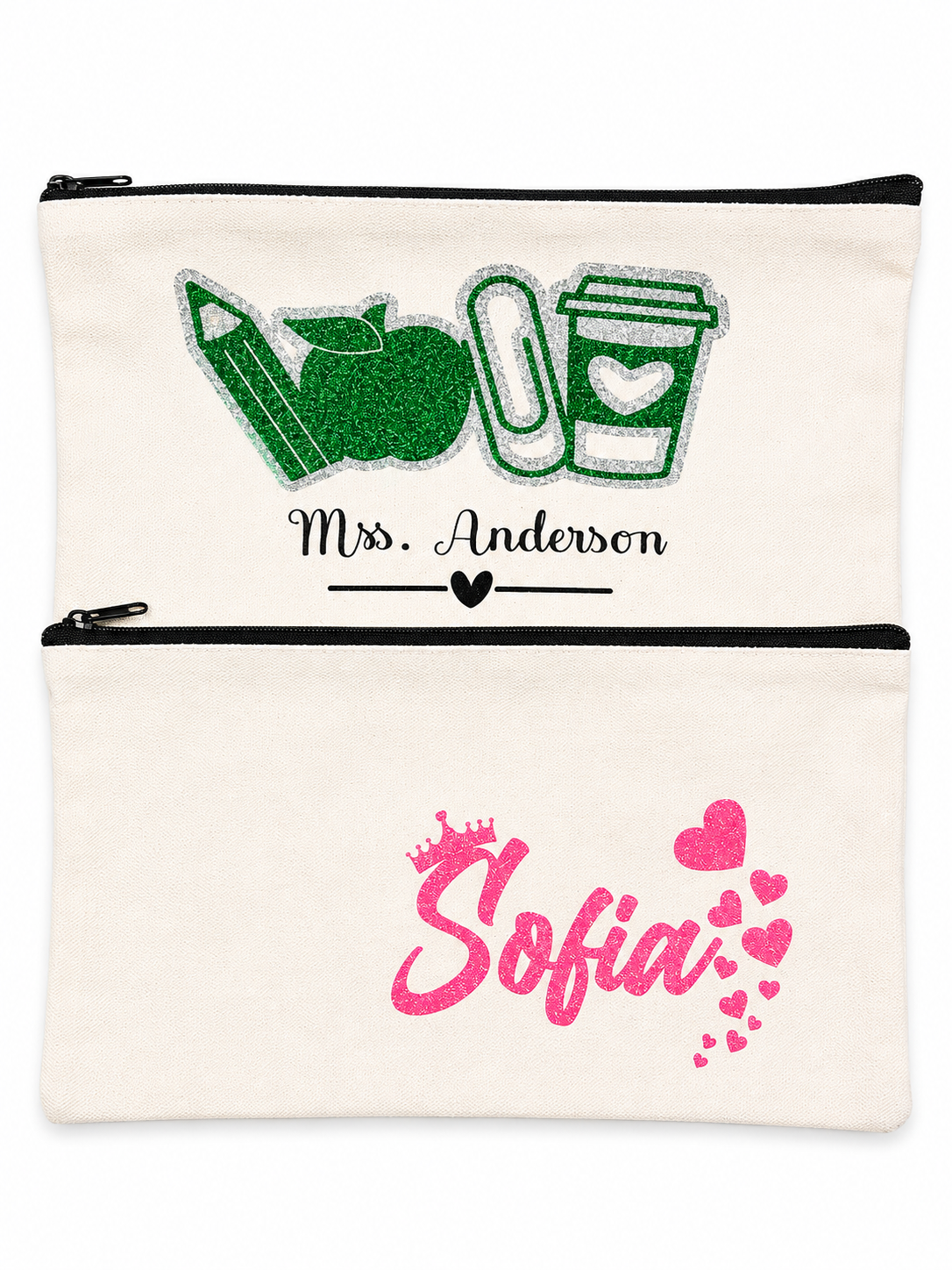 Personalised pencil case- custom name & design